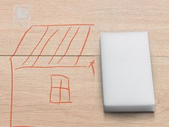 如何清除墻面涂鴉，使用納米海綿一擦即凈