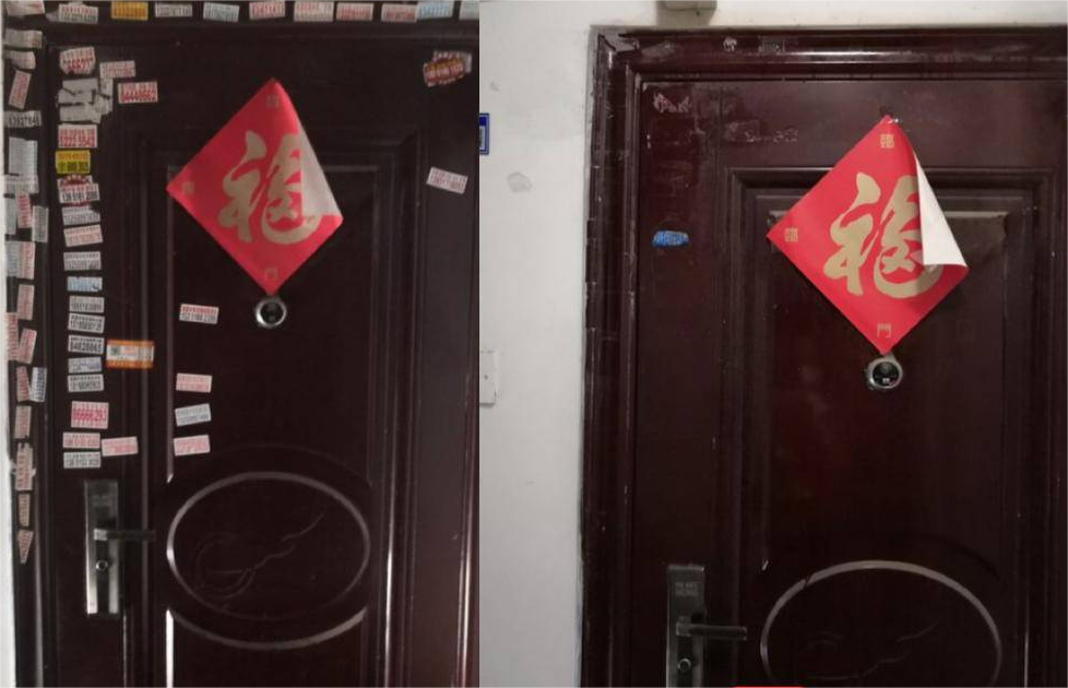 防盜門上的廣告貼紙怎么快速去除？防盜安全門保養(yǎng)妙招